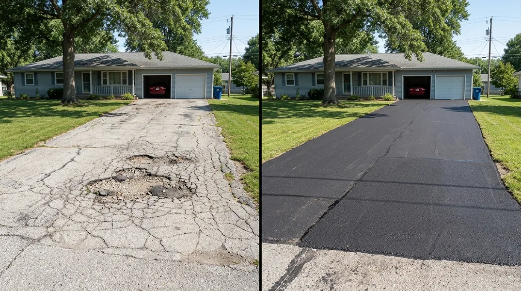 Paving New Subdivision Streets Toward Newburgh on Fresh Clay Ground