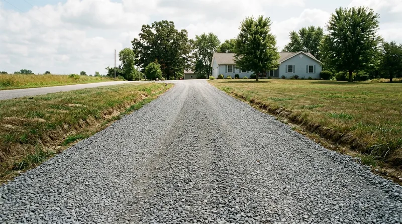 Gravel Driveway Installation & Grading Evansville